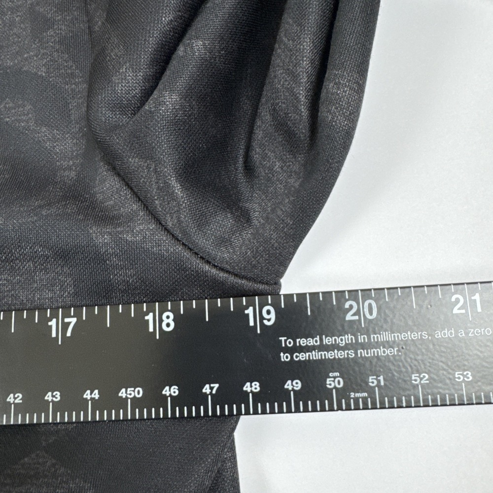 Adidas Boys XL 18-20 Hoodie Gray Black Long Sleeve All Over Logo Sweatshirt - Picture 3 of 9
